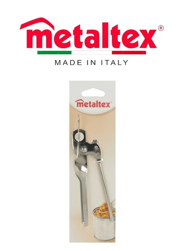 2-in-1 Can Opener with Cap Lifter &acirc;&euro;&ldquo; Durable Nickel-Plated Metal