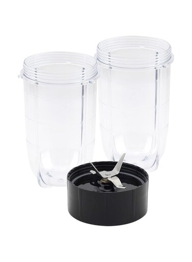 JiaHotion 3 Pack 16 oz Tall Cup Replacement Part for Magic Bullet MB1001 250W Blenders