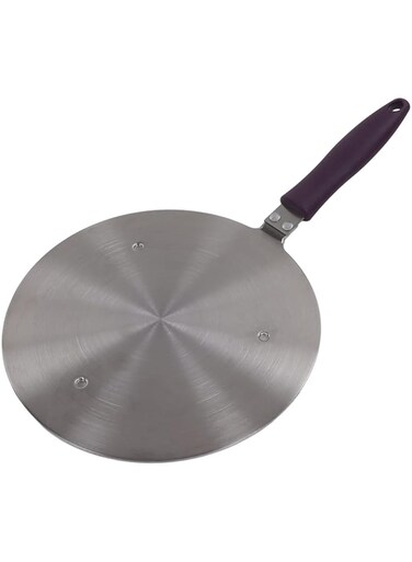 ZHXH Heat Diffuser, Stainless Steel Induction Adapter Plate, Coffee Milk Cookware Induction Hob Heat Cooking Diffuser with Handle Kitchen Accessories for Stove Iron Pot Ceramic