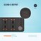 Porodo Blue 6 AC Power Strip with 4 USB-A &amp; 2 USB-C, 3000W, 3M UK Plug, Dual Switch