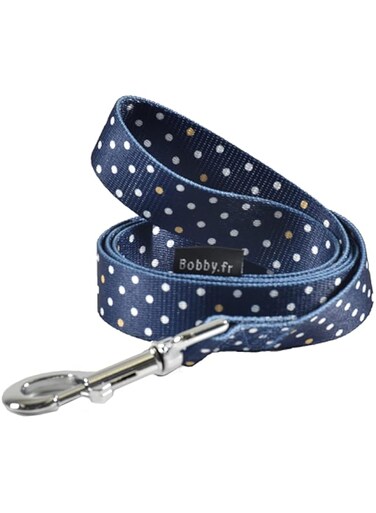 Bobby Pretty Leash Marine Blue Medium
