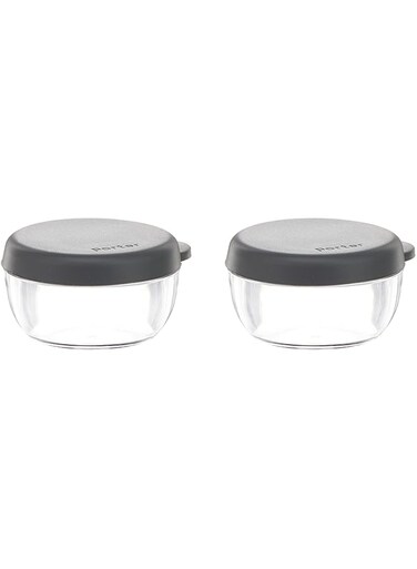 W&amp;P WP-PDR-CH Salad Dressing containers, Plastic, Charcoal