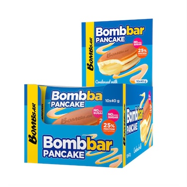Bombbar Protein Pancake with Condensed Milk Filling No Sugar Added 10x40g