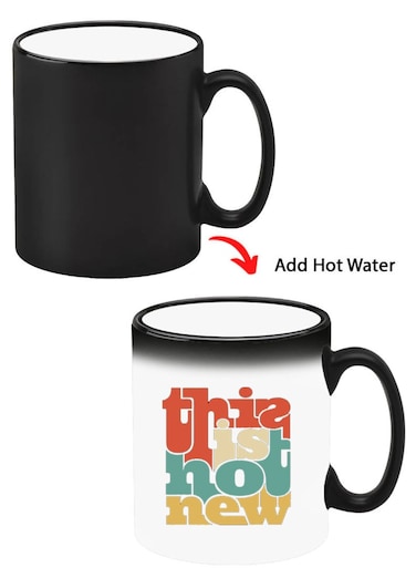 Color Changing Heat Sensitive Ceramic Mug, Image Revealed When HOT Liquid is Added! This is not new