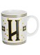 Art Letter H Printed Porcelain Ceramic Tea Coffee Mug 300ml - Stylish and Durable Mug for Hot Beverages