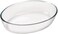 Small Oval Glass Roaster 2.4L Durable Heat-Resistant Borosilicate Bakeware Dish   Transparent Oven-Safe Roasting &amp; Baking Tray   Microwave, Freezer &amp; Dishwasher Safe