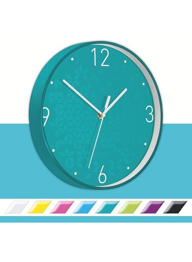Leitz Wow Wall Clock Turquoise