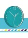 Leitz Wow Wall Clock Turquoise