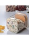 Mash 6-Piece Kitchen Food Storage Square Glass Canister Jar With Airtight Bamboo Lid For Cereals, Pasta, Tea, Coffee, Snacks, And Spices - 800 ML Transparent