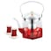 1100ml Glass Teapot with Infuser, Heat Resistant Borosilicate Tea Kettle with Steel Filter