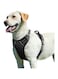 Eagloo Dog Harness for Large Dogs No Pull, Front Clip Dog Walking Harness with Reflective Adjustable Soft Padded Vest and Easy Control Handle, No-Choke Pet Harness with 2 Metal Rings, Black, L
