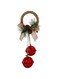 Smiffys Christmas Hanging Decoration Red 30cm