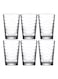 6-Piece Toros Tumbler Set Clear
