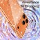 Glitter Case for iPhone 17 Pro Max 6.9-Inch, Bling Sparkle Shockproof Phone Bumper Cover, Cute Sparkly for Women and Girls (Orange)