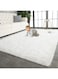 TWINNIS Super Soft Shaggy Rugs Fluffy Carpets 4x5.9 Feet, Indoor Modern Plush Area Rugs for Living Room Bedroom Kids Room Nursery Home Decor, Upgrade Anti-Skid Fuzzy Rug, Cream White