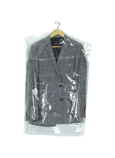 Ainta Transparent Garment Covers for Clothes Dustproof Wateproof Cover Bag Suitable for Home Storage Clothing Stores &amp; Dry Cleaning Laundrette. 30PCS Transparent