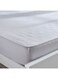 Box Derby Solid Microfiber King Fitted Sheet - 180x200+25 cm