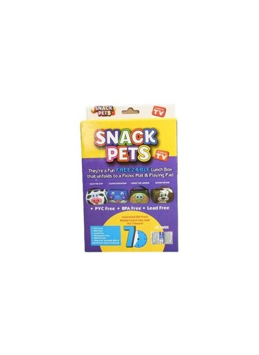 Snack Pets Cooling Bag Freezable Lunch Box, Cute Animal Print Insulated Lunch Bag