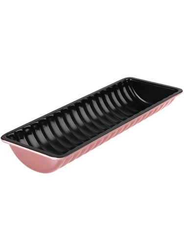 Berlinger Haus I-Rose Collection Ribbed Loaf Pan for Bread, Pink