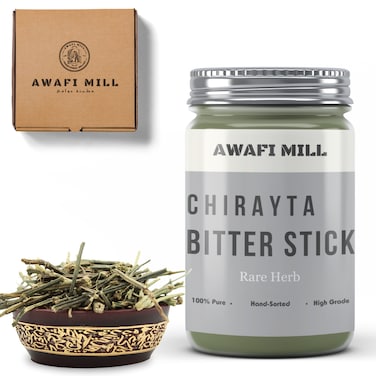 AWAFI MILL Chirayta Bitter Stick - Exotic Flavor Infusion - Culinary Adventure Essential - Aromatic Spice Addition (Bottle of 50 gram / 1.7 Oz)