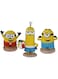 Penn-Plax Minions Officially Licensed 3-Piece Aquarium Ornament Bundle &ndash; Includes Kevin, Stuart, and Bob &ndash; Beach Themed &ndash; Small
