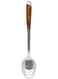 WOODEN HANDLE BASTING SPOON, 42 cm, CURRY SERVER, RICE SERVER, COOKING SPOON, SERVING SPOON, STIRRING SOUP SPOON Silver/Brown 38cm