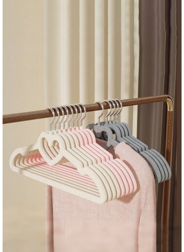 30 Pack Velvet Suit Hangers Ultra Thin Space Saving 360 Degree Swivel Hook Strong and Durable Clothes Hangers Hold Up to 10 Lbs, for Coats, Jackets, Pants, Dress Clothes One Size Multicolor