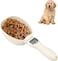 TERRIFI Digital Pet Food Measuring Scoop Scale, Precise Scooper for Dogs and Cats, Measures Liquid and Dry Items, Max 800g
