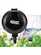 Hygger Quiet Mini Air Pump for Aquarium 1.5 Watt Oxygen Fish Air Pump for 3-55 L Fish Tank with Accessories (Black)
