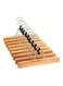 10-Piece Premium Wooden Pants Hanger Brown