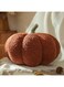 YRXRUS Pumpkin Pillows, Thanksgiving for Pumpkin Throw Pillows, Brown Pumpkin Shaped Pillow for Fall Room Decor, Teddy Cute 6x12 Inches Soft Pillow for Thanksgiving Day, Accent Big Fall Pillows