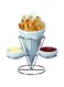 Shallow French Fries Holder With 2 Dish Dips Sc-Yg755-Ff