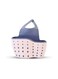 Kitchen Sink Shelf Organizer - Sink Caddy Soap And Sponge Holder Drying Rack (Pink)