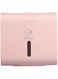 Vsell24&trade; Wall Mounted Self Adhesive Waterproof Tissue Paper Roll Dispenser Toilet Paper Napkin Holder Storage Box Compatible with Roll Paper Tissue Paper for Bathroom Kitchen Living Room Pink/Grey