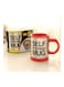 Electric Self Stirring Mug Coffee Mixing Drinking Cup Stainless Steel Red