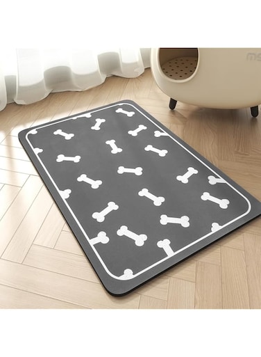 NALACAL Pet Feeding Mat, Absorbent Dog Mat for Food and Water Bowls, No Stains and Easy to Clean, Quick Dry Dog Water Dispenser Mat, Essential Dog Accessories