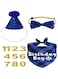 Cat/Dog Birthday Party Supplies, Plaid Cat Kitten Birthday Boy Bandanas with Cat Birthday Hat Cat Bow Tie Birthday Number for Cat Kitten Birthday Decorations (A)