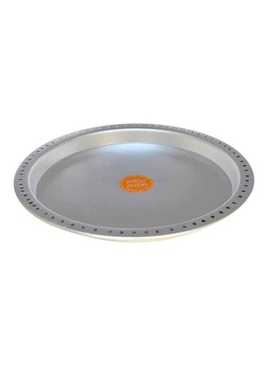 Aluminium Kunafa Cooking And Serving Plate Silver 42.5x5x42.5cm