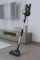 Cordless Stick Vacuum Cleaner with LED Lights, Adjustable Handle, Black and Green