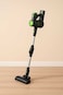 Cordless Stick Vacuum Cleaner with LED Lights, Adjustable Handle, Black and Green