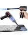3-in-1 Computer Vacuum, Compressed Air Duster Blower, Portable Handheld Vacuum Cleaner Cordless, Rechargeable Car Hoover, Mini Keyboard Cleaner Kit, Electric Spray air can for PC, Laptop, Electronics