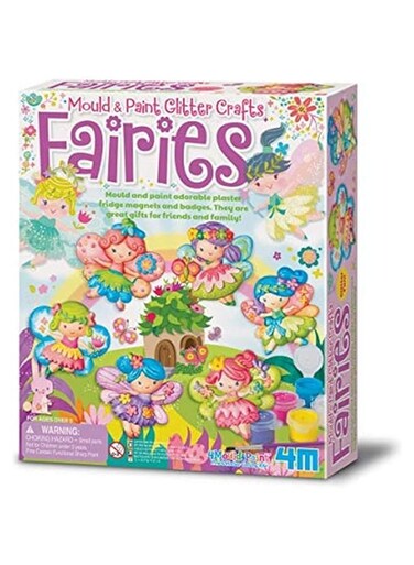 4M 3498 3524 Mould And Paint Glitter Fairy Art And Craft Toy