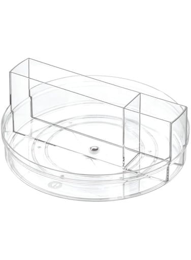InterDesign Crisp Tableware Turntable Clear
