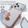 Liquid Silicone Case for iPhone 17 Pro Max 6.9-Inch, Silky Soft Touch Full-Body Protection, Anti-Scratch Shockproof Phone Cover with Microfiber Lining (Grey)