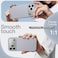 Liquid Silicone Case for iPhone 17 Pro Max 6.9-Inch, Silky Soft Touch Full-Body Protection, Anti-Scratch Shockproof Phone Cover with Microfiber Lining (Grey)