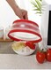 Microwave Splatter Cover &acirc;&euro;&ldquo; 10.5" BPA-Free Silicone &amp; Plastic Food Lid, Vented &amp; Dishwasher Safe &acirc;&euro;&ldquo; Doubles as Fruit Drainer Basket &amp; Colander &acirc;&euro;&ldquo; Kitchen Gadget for Meal Prep &amp; Reheating