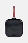 Silex Aluminium Square Griddle Pan, Black