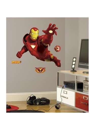 Roommates Ironman Giant Applique, Multi-Colour, RMK1486GM