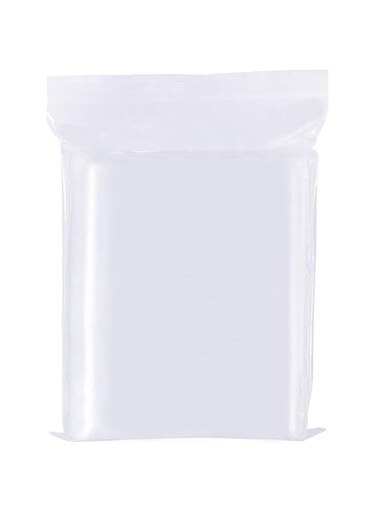 BENECREAT 3 Mil Clear Resealable Heavy Duty Plastic Reclosable Zipper Bags For Food Craft Storage (7 x 10in) -50 Pieces
