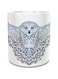 imPRESS White Ceramic Coffee Mug with Etnic Owl Design
